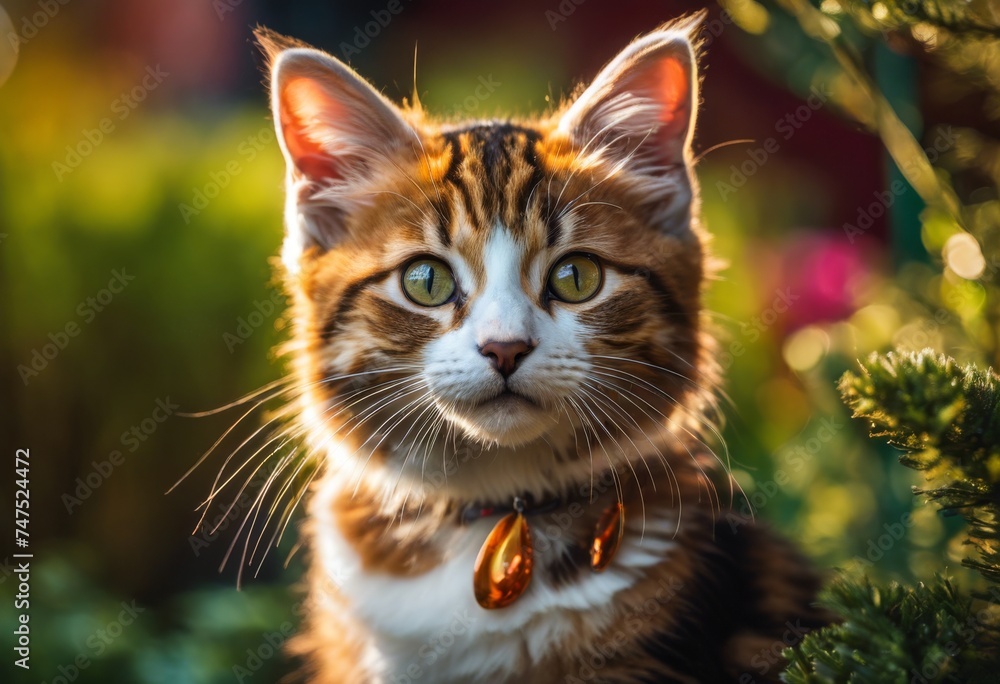 illustration, cat, kitten, furry,portrait,adorable,domestic,playful,animal, pet,mammal,feline,whiskers,fur,cute,picture,image,background,blured, ,