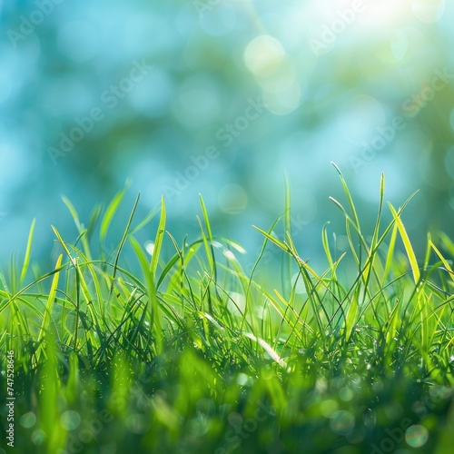 Abstract minimalistic natural spring background with lots of space for text