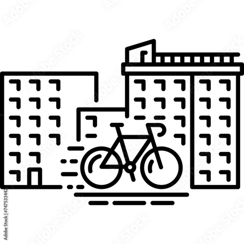 Bicycle Travel Icon