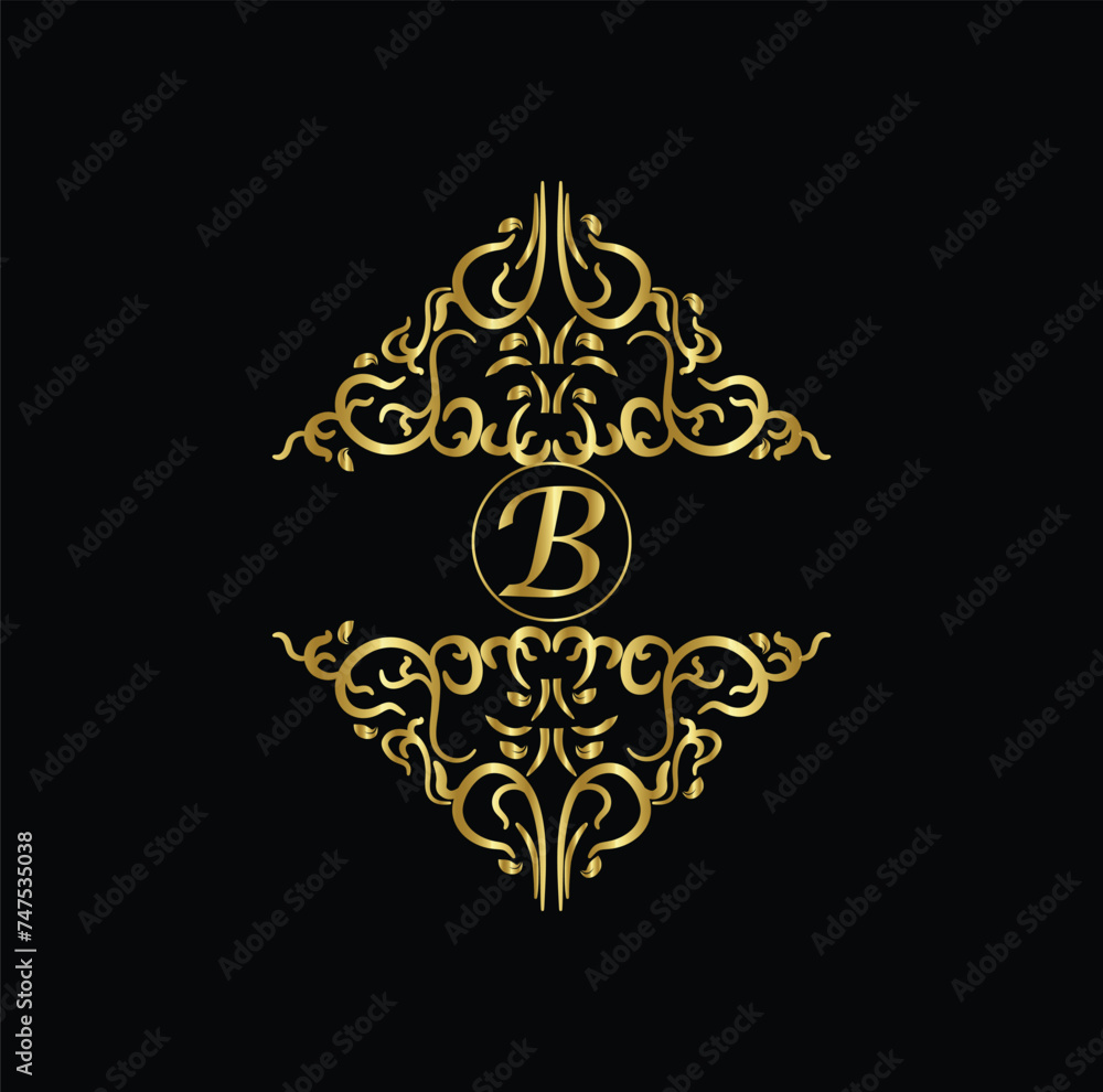 Creative Initial letter B logo design with modern business vector template. Creative isolated B monogram logo design
