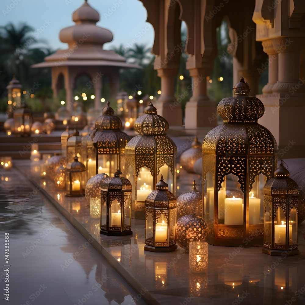 Fototapeta premium the joyous occasion of the Islamic New Year