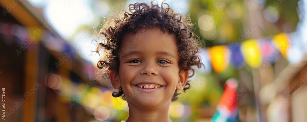 Cute kid on Australia day Cute kid on Australia day