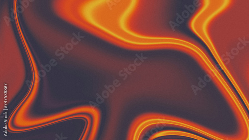 abstract orange gradient background with digital noise. Retro style wallpaper. Flowing backdrop.