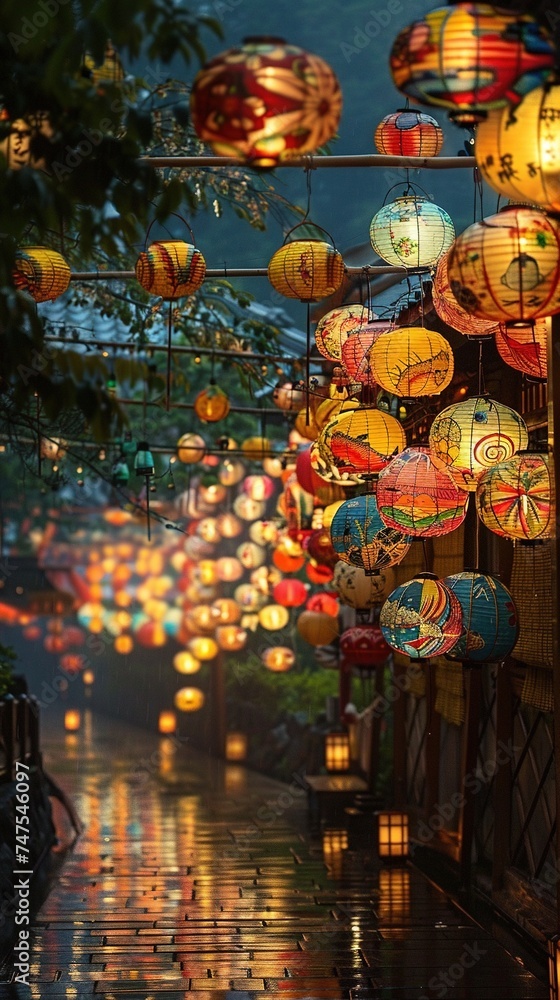 Honoring Ancestors: Celebrating Japan's Obon Festival with Lanterns and Dance