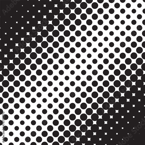 Halftone Pattern Vector Background