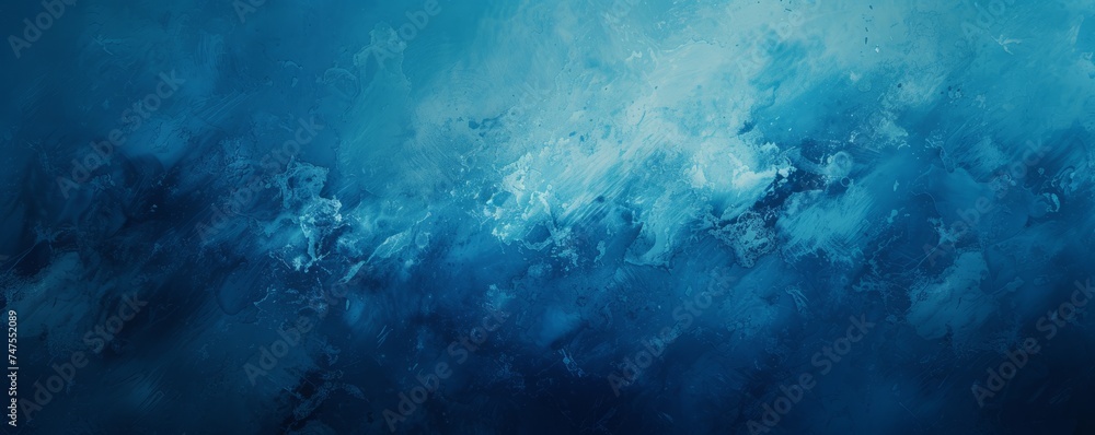 Obraz premium blue background paint strokes.