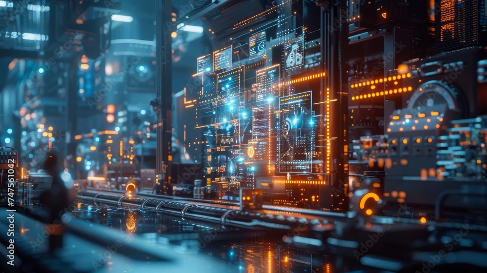 3D Render UHD Information Engineering