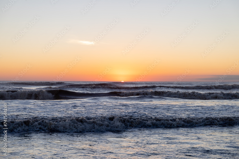 Sunrise on the beach - Argentina
