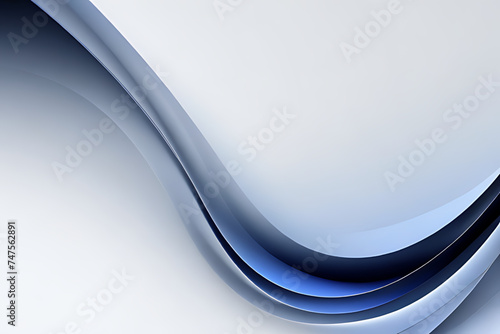 Shiny silver blue wave lines, light lines and technology background, energy and digital concept for technology business template.