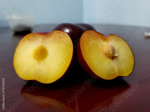 apples on a table