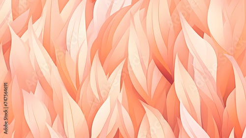Abstract leaves background pattern in digital art