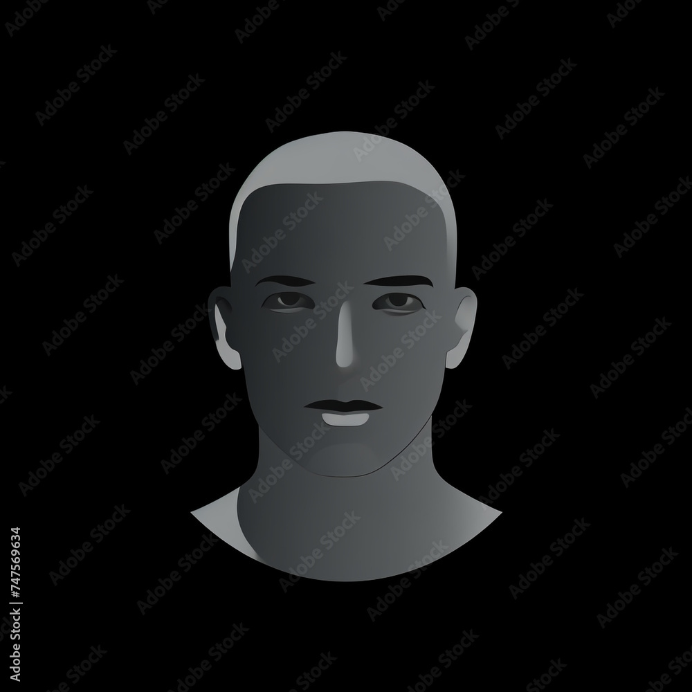 very simple human icon, the human is in a circle , only the face is to be seen сreated with Generative Ai very simple human icon, the human is in a circle , only the face is to be seen сreated with Generative Ai