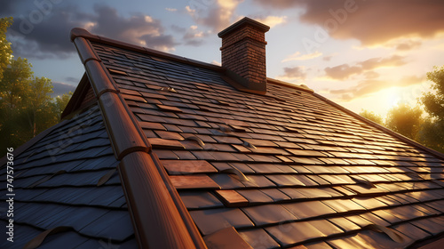 house roof,house roof top view