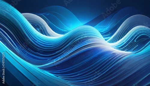 abstract blue background © hatem