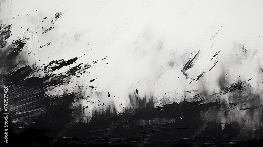 Black and white abstract brush wallpaper Black and white abstract brush wallpaper