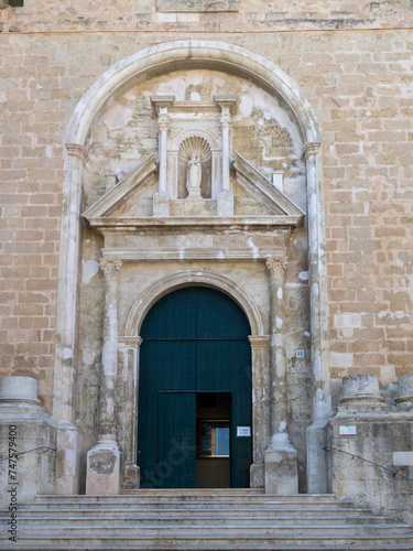 Iglesia del Carmen doorway, Mahon photo