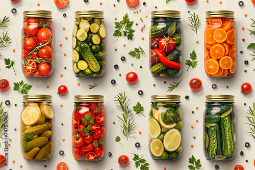 jars with pickels pattern (5)