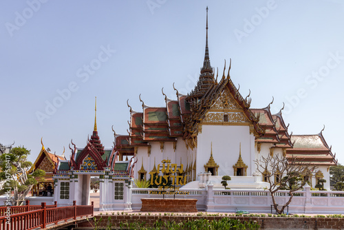 Dusit Maha Prasat Palace  The Grand Palace  in Ancient City  Bangkok  Thailand