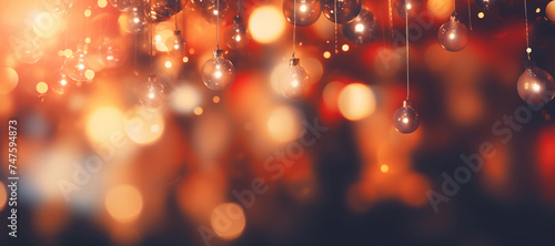Warm Glow: Festive Lights in Soft Focus