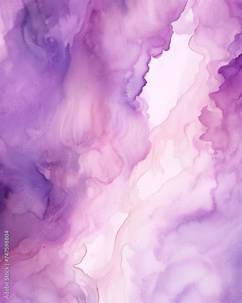  Abstract Waves in Soft Purple and Pink Hues