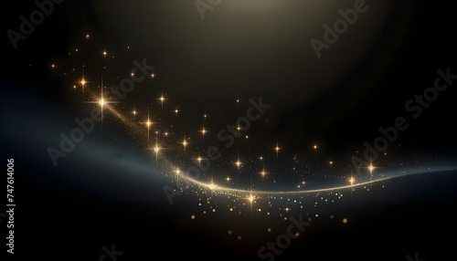 explosion de confettis, étoiles, serpentin, idéal pour carte de vœux, invitation a un évènements, ou arrière-plan festif photo