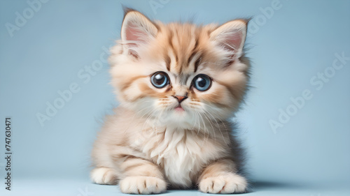 Wallpaper Mural orange fluffy kitten, cute persian kitten Torontodigital.ca