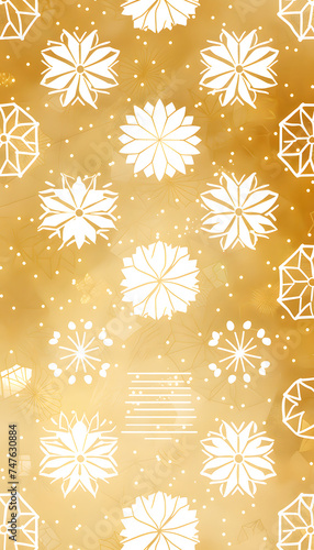 Golden Pattern Background