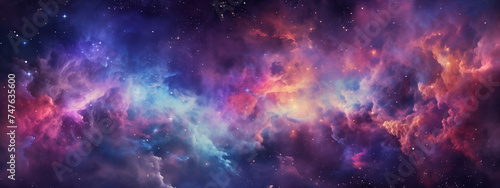 Nebula Fusion  A Symphony of Starlight and Color