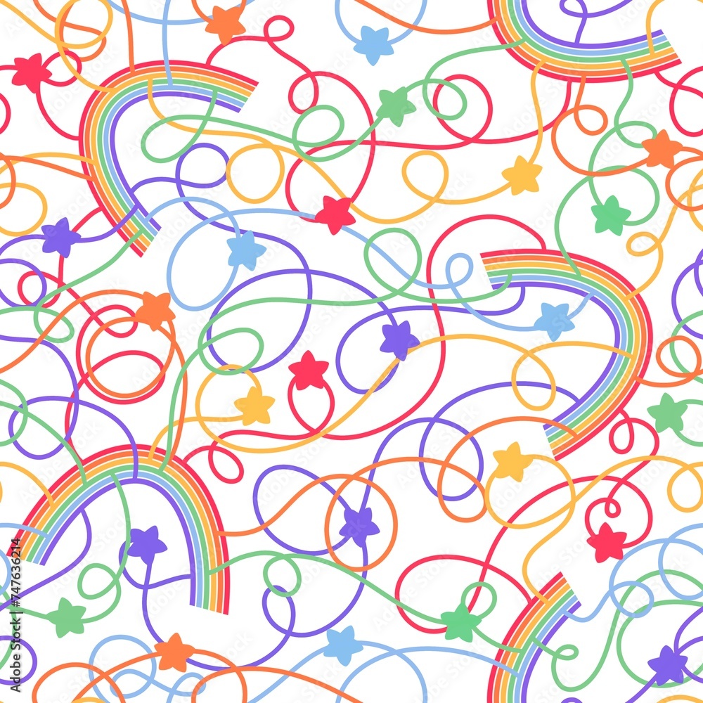 Abstract pride seamless lgbtq rainbow pattern for fabrics and linens and summer party accessories Abstract pride seamless lgbtq rainbow pattern for fabrics and linens and summer party accessories