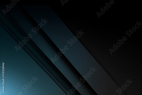 Black and blue abstract tech geometric modern background