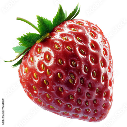 Close Up Fresh Strowberry Fruit