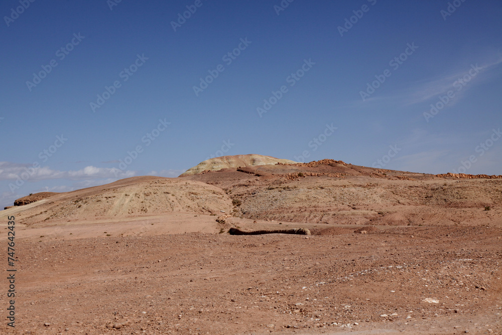 On the way through High Atlas, Morocco, Africa.