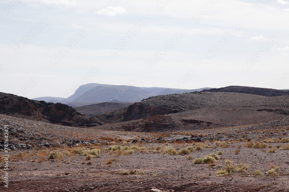 On the way through High Atlas, Morocco, Africa.