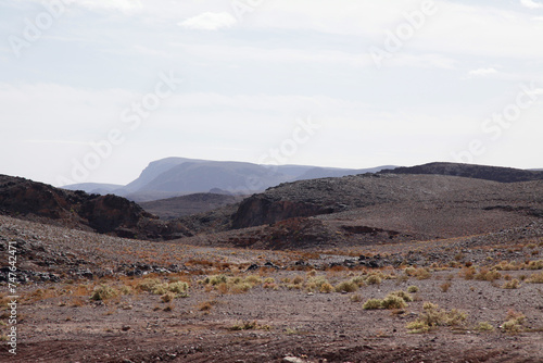 On the way through High Atlas, Morocco, Africa.