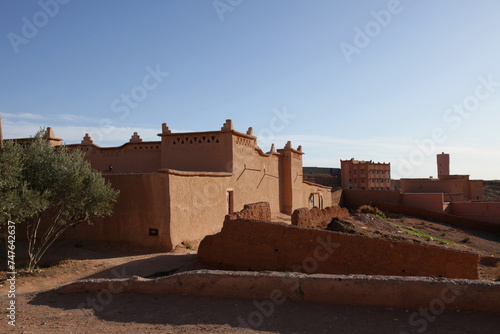 Traditional village in the Atlas Mountains of Morocco