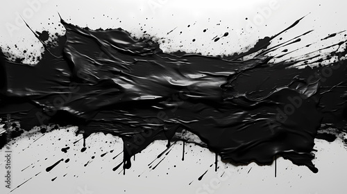 Black paint splash  suitable for art  design and creative projects