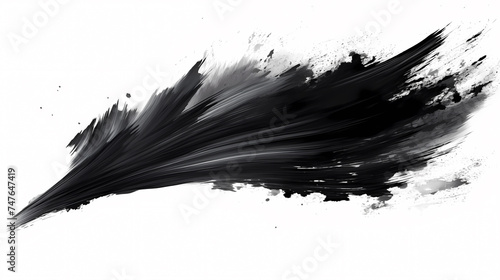 Black paint splash  suitable for art  design and creative projects