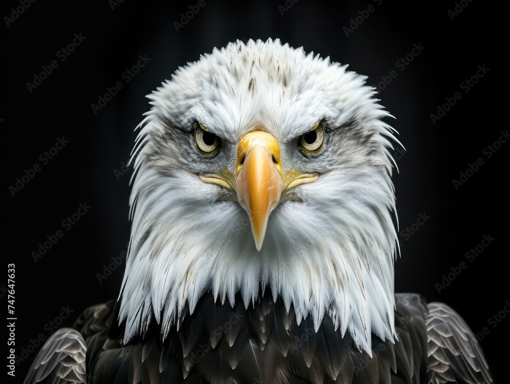 Fototapeta premium Close-up picture of an American Bald Eagle