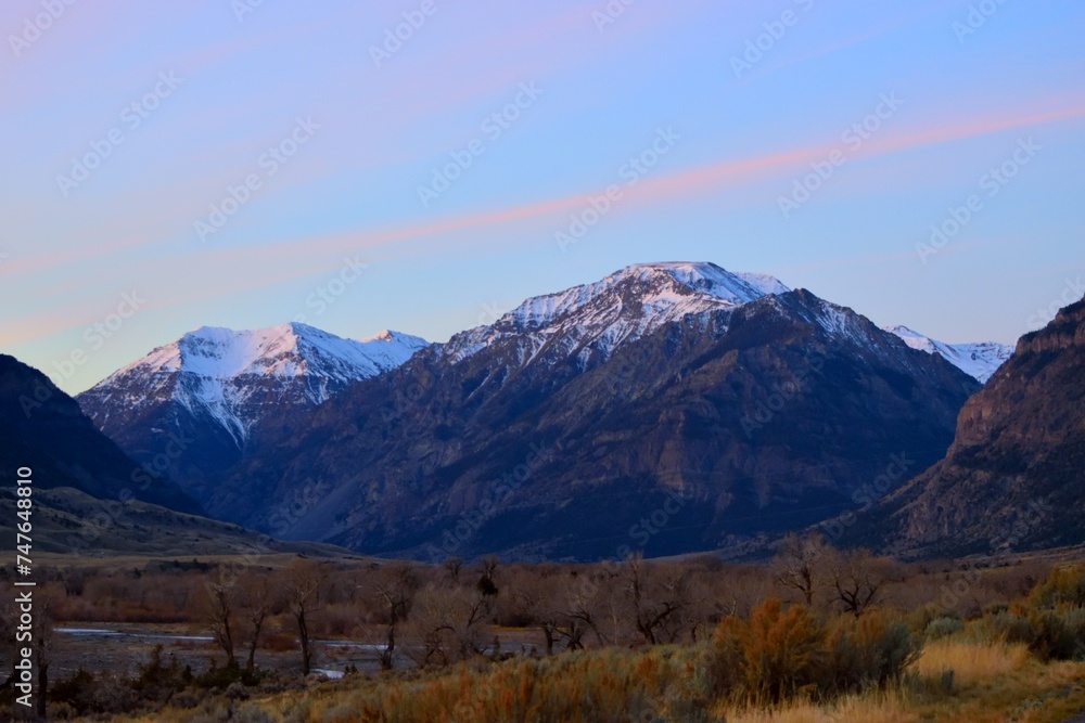 Fototapeta premium landscape in the morning