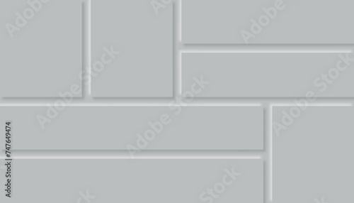 Wallpaper Mural Abstract white brick wall background with elegant shadows and highlights for digital presentations. Torontodigital.ca