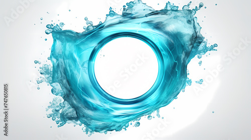 Beautiful clear water whirlpool, swirling background