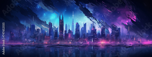 Starry Night over Technopolis © heroimage.io