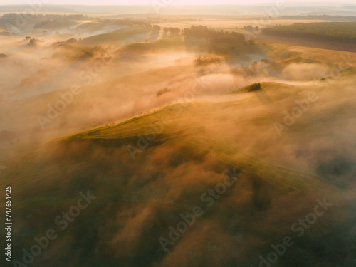view of the landscape from above © Evgenii Ryzhenkov