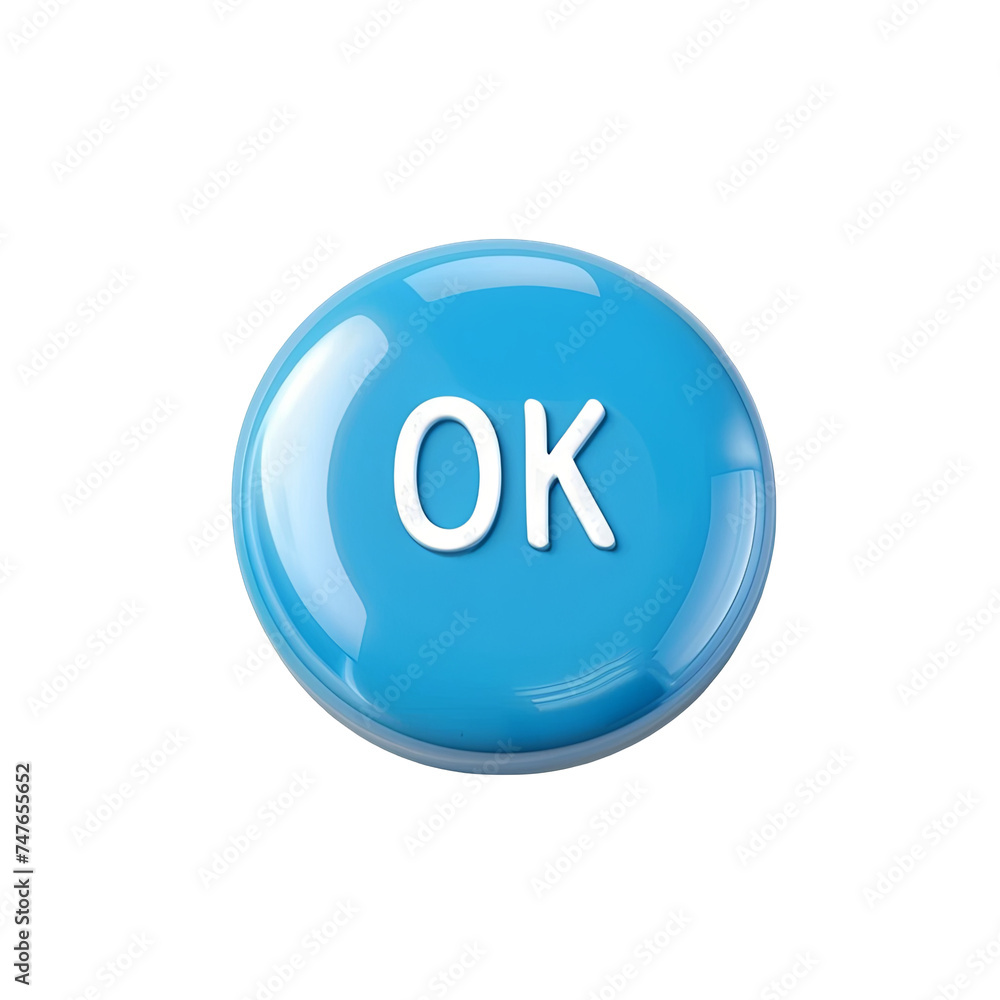 3d icon of light blue button with 3d icon of light blue button with