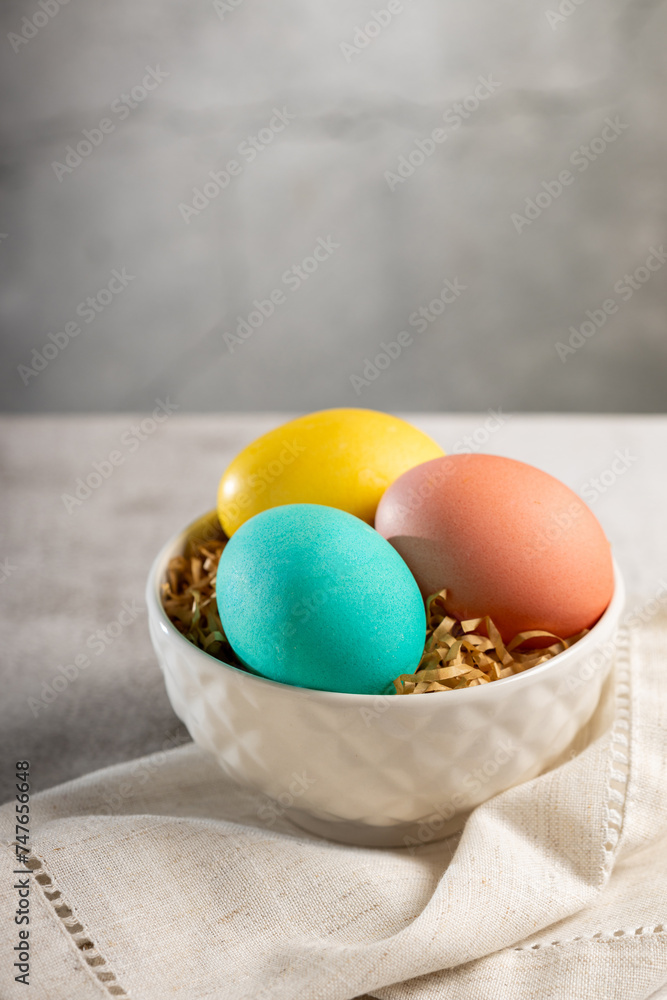 Fototapeta premium sstkEaster. Colorful painted Easter eggs.