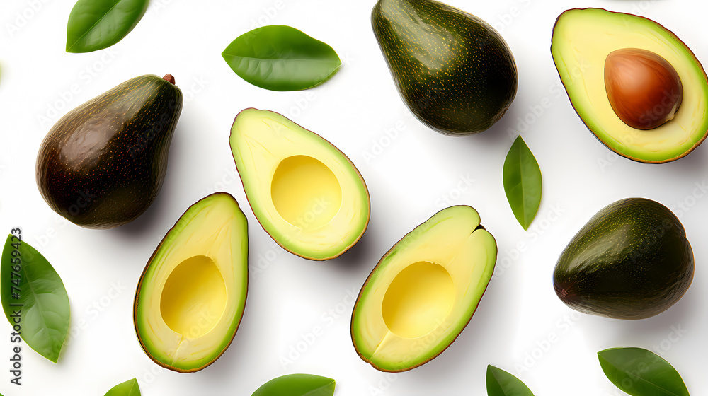 Fresh avocado on background Fresh avocado on background
