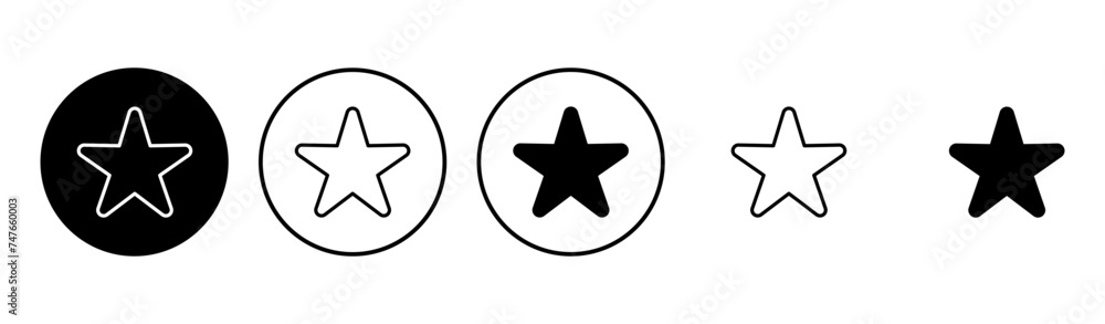 Star Icon set. rating icon vector. favourite star icon Star Icon set. rating icon vector. favourite star icon