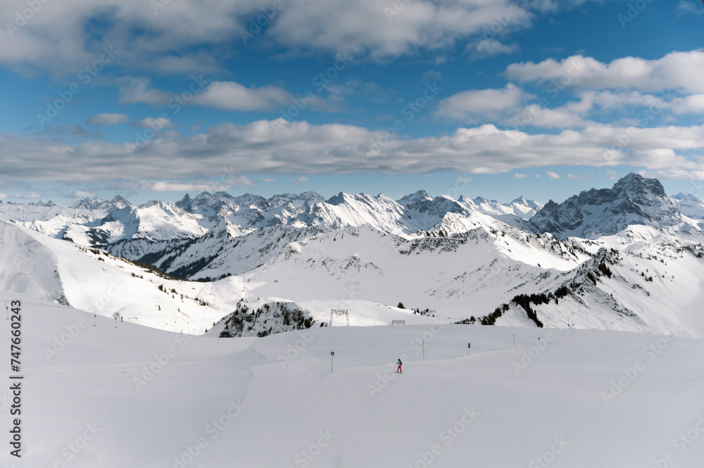 incredible winter landscape of the Austrian Alps. ski resort. view of the snowy mountains. photo for advertising. mountain relief. winter holidays and hiking in the mountains incredible winter landscape of the Austrian Alps. ski resort. view of the snowy mountains. photo for advertising. mountain relief. winter holidays and hiking in the mountains