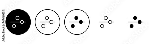 setting Icon set. Cog settings Icon Symbol