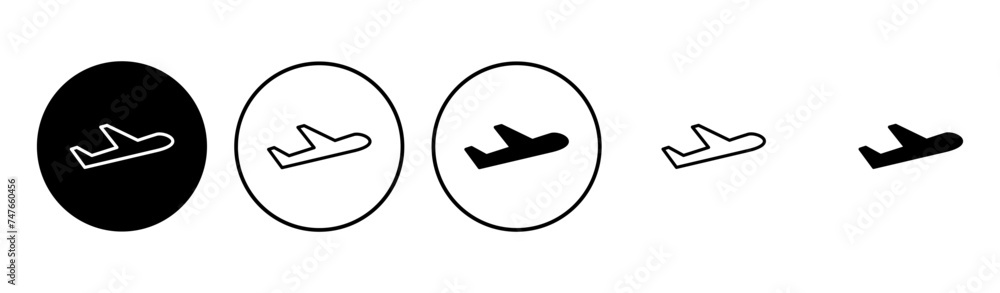 Plane icon set. Airplane icon vector. Flight transport symbol. Travel illustration. Holiday symbol Plane icon set. Airplane icon vector. Flight transport symbol. Travel illustration. Holiday symbol